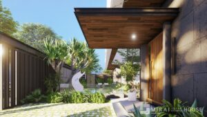 Cây xanh luôn là một phần không thể thiếu trong những ngôi nhà được Mirai House thiết kế và thi công.